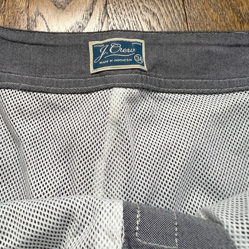 J. Crew Chambray Swim Trunks View 4